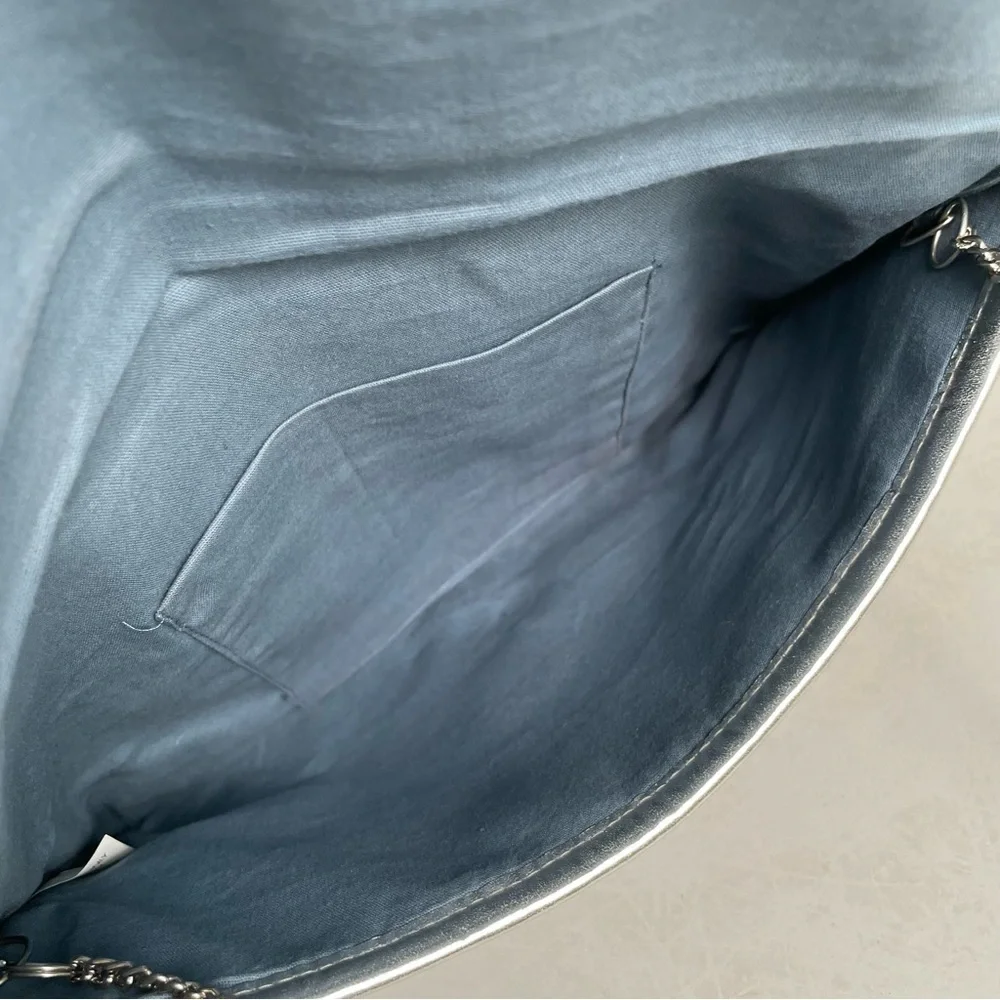 Ethereal Embroidered Beaded Clutch Crossbody Made India Fairy Feminine Romantic - Picture 6 of 9